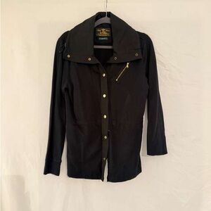Ralph Lauren Black Utility Jacket with Gold Accents